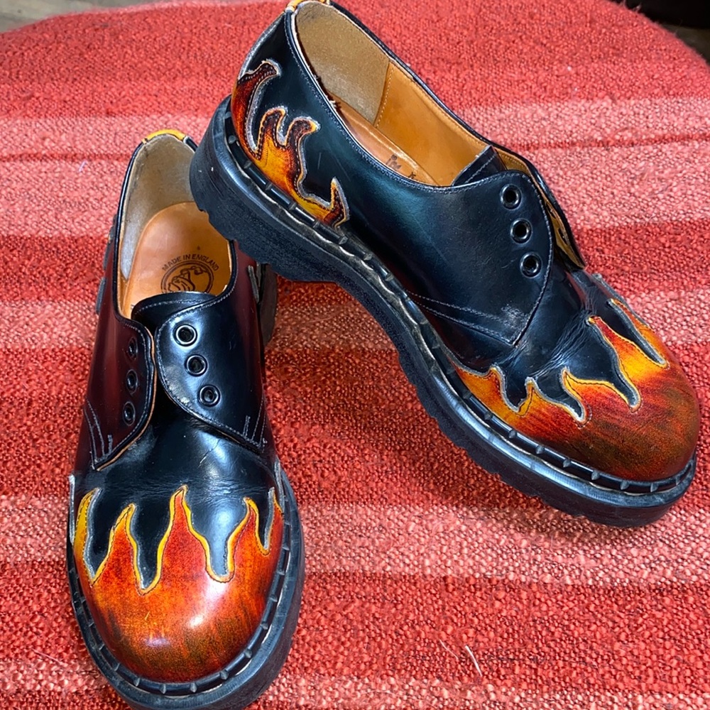 VINTAGE TREDAIR ENGLAND OXFORDS CREEPERS SZ 5 UK: 7 WOMENS US